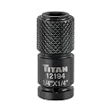 Titan 12194 1/4-Inch to 1/4-Inch Hex Drive Quick-Change Impact Adapter