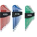 Titan 12763 35-Piece Star, Metric, and SAE Hex Key Set