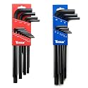 Titan 12782 22-Piece SAE and Metric Hex Key Set