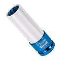 Titan 21091 1/2-Inch Drive x 17mm Non-marring Impact Deep Lug Nut Socket