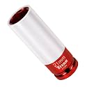 Titan 21093 1/2-Inch Drive x 21mm Non-marring Impact Deep Lug Nut Socket