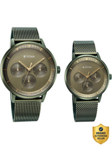 Titan Bandhan Multifunction Green Dial Green SS
