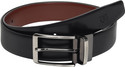 Titan Men Formal Black Genuine Leather Reversible