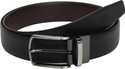 Titan Men Formal Black Genuine Leather Reversible