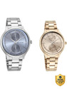 Titan NP9400494204KM01 Modern Bandhan IV Analog Watch - For Couple