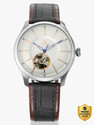 Titan Nq1796K L01F - Dh992 - Automatics Titan Magnate Automatic Silver Dial Brown & Black LeatherStrap Analog Watch - For Men