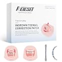 Titanium Alloy Ingrown Toenail Treatment, NailTools, and Ingrown Toenail Removal Kit SpeciallyDesigned for Curved Nail Repair and Ingrown ToenailCorrector (0.48/0.59in)