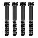 Titanium Flange M10 Bolt (M10x55mm Pitch 1.5mm, Black)