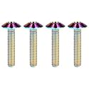 Titanium M4 M5 M6 Button Torx Head Bolt Screw (Ranibow, M5x20mm)
