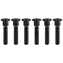 Titanium Bolt M8 Hexagon Socket Screw Black, M8x40mm Pack of 6