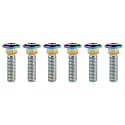 Titanium Bolt M8 Hexagon Socket Screw Rainbow, M8x30mm Pack of 6