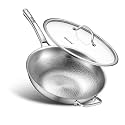 Titanium Wok pans for cooking13in Pure Titanium