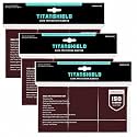 TitanShield Card Sleeves, Bordeaux Red (150 Sleeves) - Fits Pokemon, MTG
