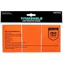 TitanShield Card Sleeves, Ember Orange (150 Sleeves) - Fits Pokemon, MTG