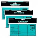 TitanShield Premium Card Sleeves | Compatible with Pokemon, One Piece, Lorcana, Flesh &amp; Blood, &amp; Magic The Gathering MTG | (150 Sleeves - Standard) (3, Turquoise, Standard | 66x91mm)