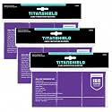 TitanShield Premium Card Sleeves | Compatible with Pokemon, One Piece, Lorcana, Flesh &amp; Blood, &amp; Magic The Gathering MTG | (150 Sleeves - Standard) (3, Purple, Standard | 66x91mm)
