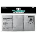 TitanShield Premium Card Sleeves, Silver, Standard 66x91mm, 150ct