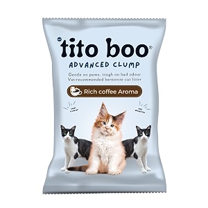 scented bentonite cat litter - 6 kg - all-natural clumping and odor-control formula for cats