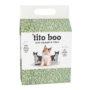 tofu cat litter natural clumpable amp flushable litter solution for odor-free homes amp happy cats amp kittens pack of 08 green tea