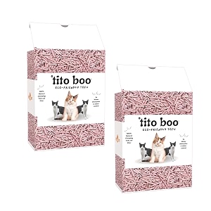 tofu cat litter natural clumpable amp flushable litter solution for odor-free homes amp happy cats amp kittens pack of 02 lavender