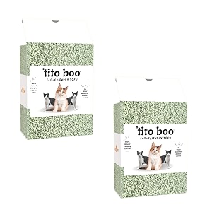 tofu cat litter natural clumpable amp flushable litter solution for odor-free homes amp happy cats amp kittens pack of 02 green tea