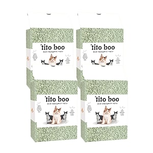 tofu cat litter natural clumpable amp flushable litter solution for odor-free homes amp happy cats amp kittens pack of 04 green tea