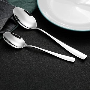 titox stainless steel dinnertable spoons spoon set length 67 inch set of 6 silver