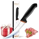 TIVOLI 6 Inch Curved Boning Knife - Butcher Knife with Non-Slip Softgrip