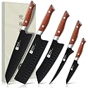 TIVOLI Chef Knife Set, Professional 5PC Ultra Sharp Knife Set