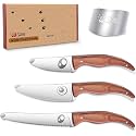 TIVOLI Kids Chef Knife Set with Finger Guard, 3 PCS Safety Cooking Knives