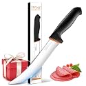 TIVOLI Slicing Knife 8 Inch - Brisket Knife with Non-Slip Softgrip