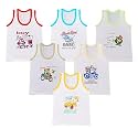 TIXY Boys Cotton Sleeveless Vest Combo