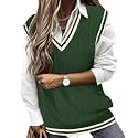 TIYOMI Plus Size Sweater Sleeveless Tops for Women Knitted Tank Tops XL-5XL