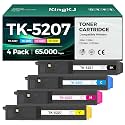 TK-5207 TK5207 Toner Cartridge 4-Pack High Capacity Replacement for Kyocera TK-5207K TK-5207C TK-5207M TK-5207Y Compatible with Kyocera TASKalfa 356ci 358ci Copystar CS356ci CS358ci Printers Copy Ink