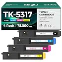TK-5317 TK5317 Toner Cartridge 4-Pack High Capacity Replacement for Kyocera TK-5317K TK-5317C TK-5317M TK-5317Y Compatible with Kyocera TASKalfa 408ci 508ci Copystar CS408ci CS508ci Printers Copy Ink