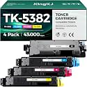 TK-5382 TK5382 Toner Cartridges 4-Pack High Yield Replacement for Kyocera TK-5382K TK-5382C TK-5382M TK-5382Y Compatible with Kyocera ECOSYS PA4000cx MA4000cix MA4000cifx Laser Printers Copy Ink CMKY