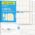TKTK Large Pimple Patches for Face & Body, XL Acne Stickers, 7 Sizes 142ct
