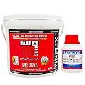 TLS - 225 (25% Hardness) Liquid Silicone Rubber for Artificial Stone, Wood Mold Making (Qty- 1kg Silicone &amp; 50ml Catalyst)
