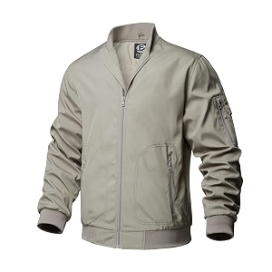 TLZC Mens Fashion Bomber Jacket Lightweight Track