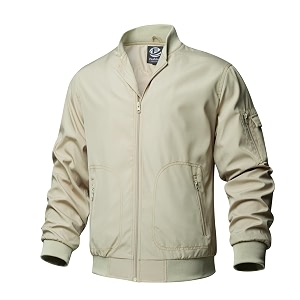 TLZC Mens Fashion Bomber Jacket Lightweight Track