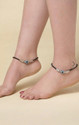 Tm jewells Handmade Nazariya EVIL EYE Metal_Anklet Alloy Anklet