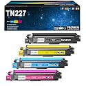 TN-227BK/C/M/Y High Yield Toner Cartridge Replacement for Brother TN227