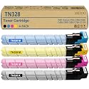 TN328 TN-328 Toner Cartridge High Yield Compatible for TN-328 TN328K TN328C TN328M TN328Y Toner Cartridge Replacement for Konica Minolta Bizhub C250i C300i C360i C450i C550i C650i C750i C7130i Printer