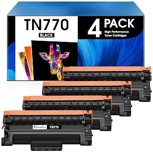 tn770 4-pack super high yield black toner for brother