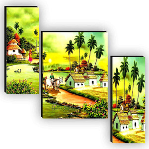 tnfart mdf wall photo frame multicolor 3 photos 12 x 18