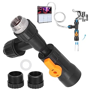 tnfeeon aquarium water changer replacement parts 2 faucet nozzles connectors for fish tank