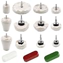 Tnisesm 15Pcs Buffing Wheel Kits,Polishing Wheels Buffing Pads for Drill for Metal Aluminum,Stainless Steel, Chrome, Jewelry, Wood, Plastic, Ceramic, Glass,etc