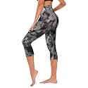 TNNZEET Capri Leggings for Women - Tummy Control High Waisted Soft Yoga Pants for Gym Workout