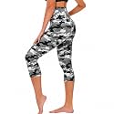 TNNZEET Capri Leggings for Women - Tummy Control High Waisted Soft Yoga Pants for Gym Workout