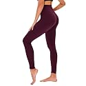 TNNZEET High Waisted Leggings for Women - No See Through Tummy Control Cycling Workout Yoga Pants with Pockets Reg &amp; Plus